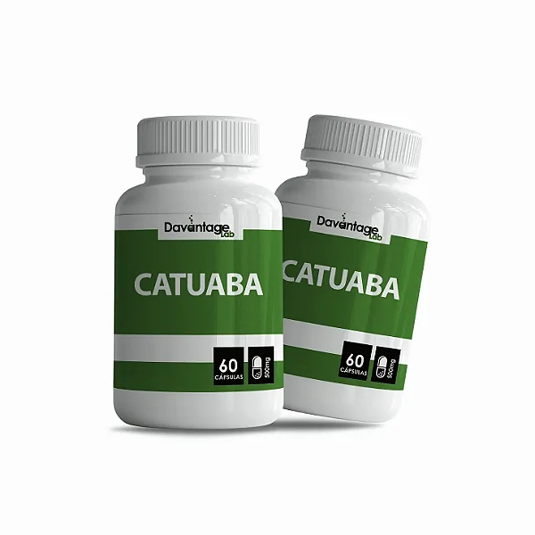 Kit 2 Potes Catuaba 500 mg – 120 Cápsulas