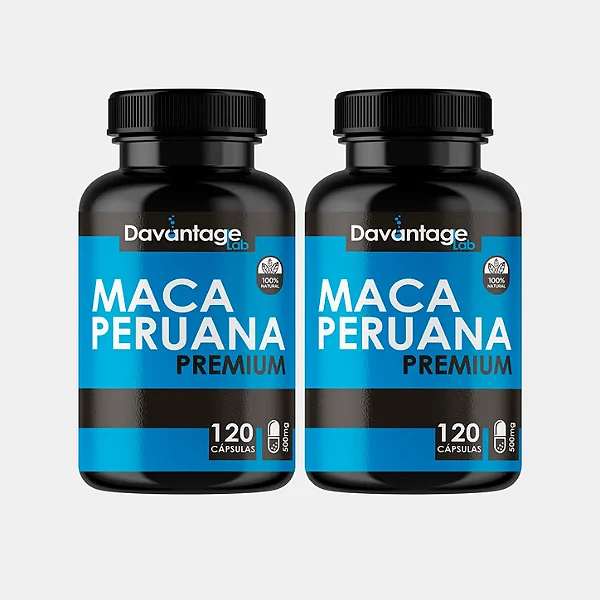 Kit 2 Potes Maca Peruana 500 mg – 240 Cápsulas