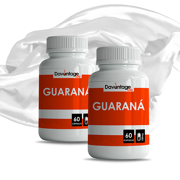 Kit 2 Potes Guaraná Cápsulas - Energia, Foco & Antioxidante