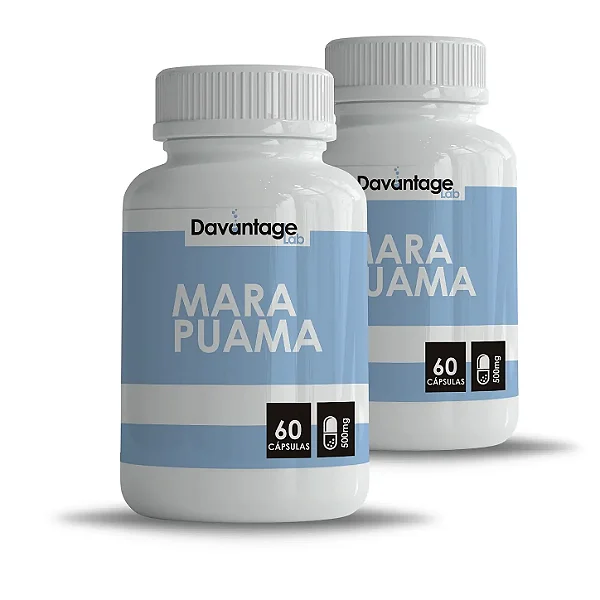 Kit 2 Potes Marapuama 500 mg – 120 Cápsulas