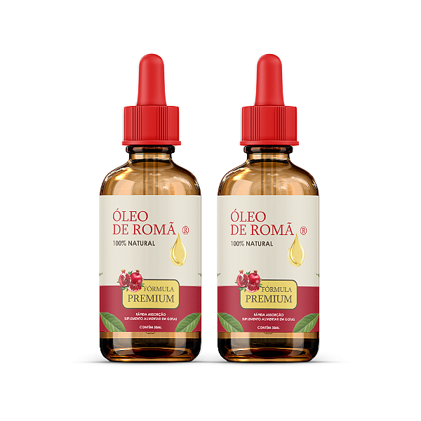 Kit 2x Óleo de Romã - 100% PURO E NATURAL