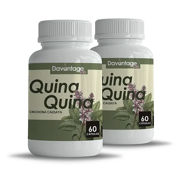 Kit 2 Potes Quina Quina 500 mg – 120 Cápsulas