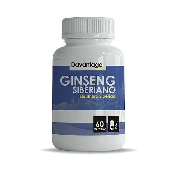Ginseng Siberiano 500 mg – 60 Cápsulas
