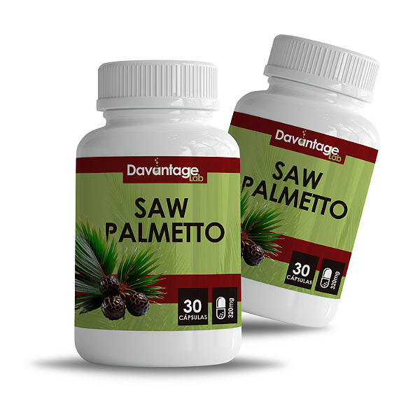 Kit 2 Potes Saw Palmetto 320 mg | Próstata, Cabelos