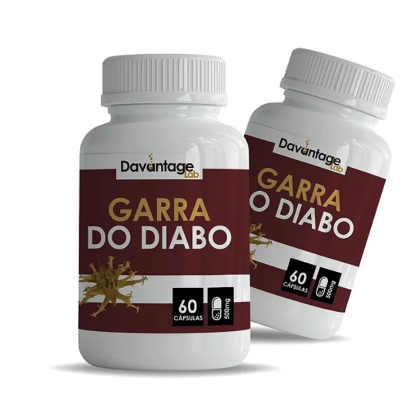 Kit Garra do Diabo em Cápsulas 500 mg — 2 Potes | Davantage Lab