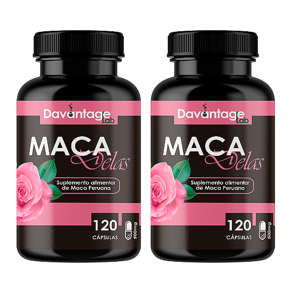 Kit 2x Maca Peruana Mulher 120 Cáps 500mg