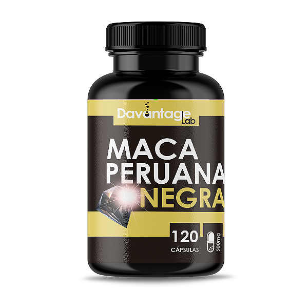 Maca Peruana Negra em Cápsulas