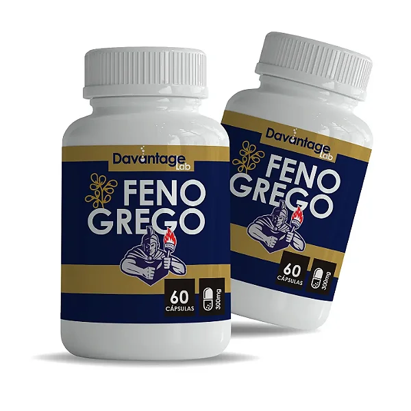 Kit 2 Potes Feno Grego 500 mg – 120 Cápsulas