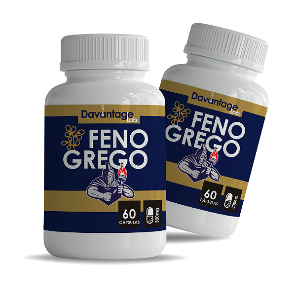 Kit 2 Potes Feno Grego 500mg | Tratamento e Vigor Prolongado (Economia)