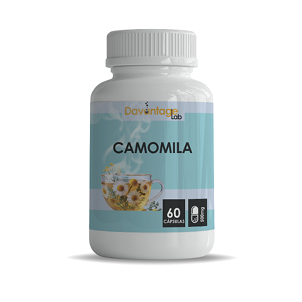 Camomila 500mg Pura | Relaxamento Natural e Saúde Digestiva - Davantage Lab