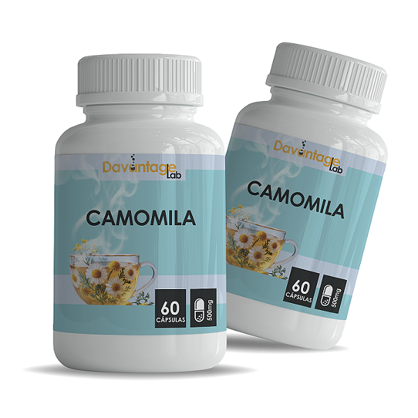 Kit 2 Camomila 500mg | Suplementação Calmante e Digestiva (Economia)
