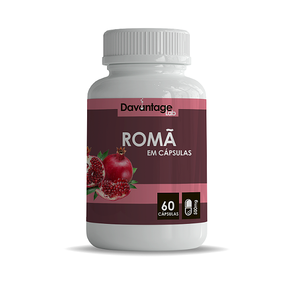 Romã em Cáspulas 100% Puro e Natural - 500mg