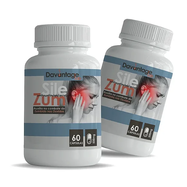 Kit 2 Potes Sile Zum – Ginkgo Biloba 500 mg – 120 Cápsulas