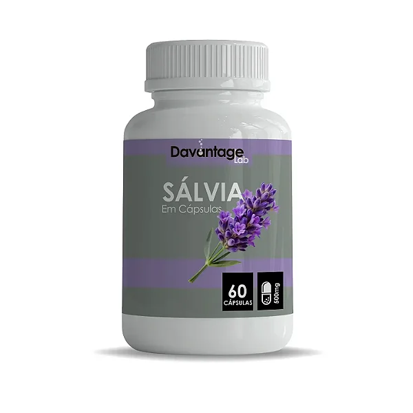 Sálvia 500 mg – 60 Cápsulas