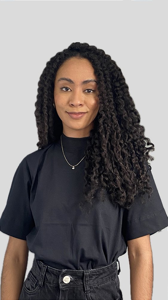 T-SHIRTS GOLA ALTA PRETA