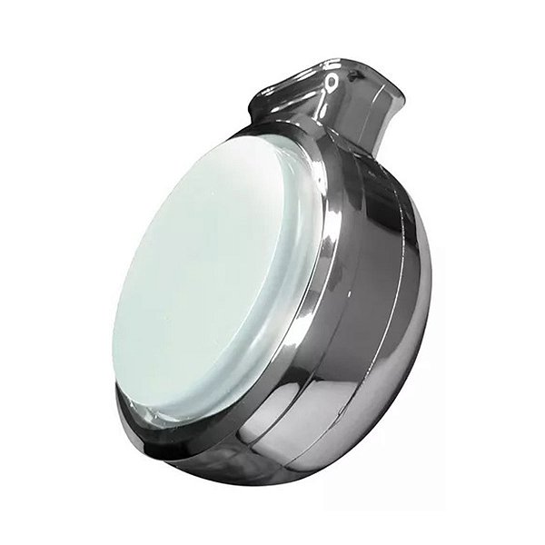 Lanterna Foguinho Bojuda Cromada Led 12/24V Cristal - H3