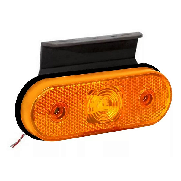 Lanterna Lateral Led Ambar com Suporte - H3 H37190