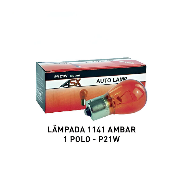 Kit 10 Lâmpadas 1 Polo - Ambar 12V - ASX