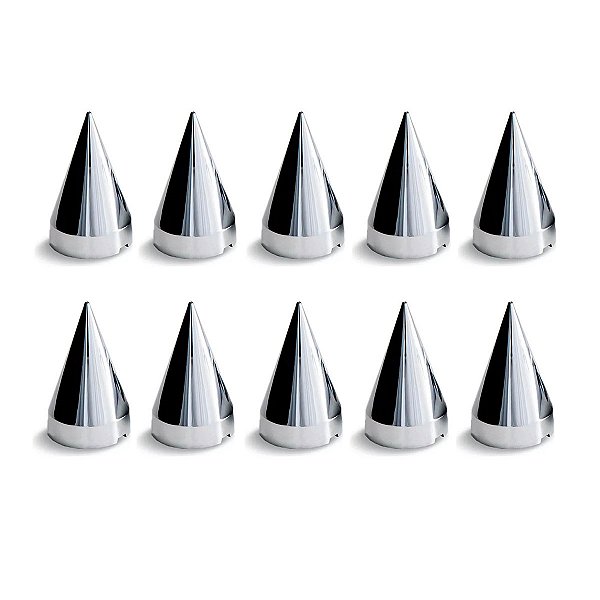 Kit 10 Capas de Porca Americana Cromada 27MM - BF