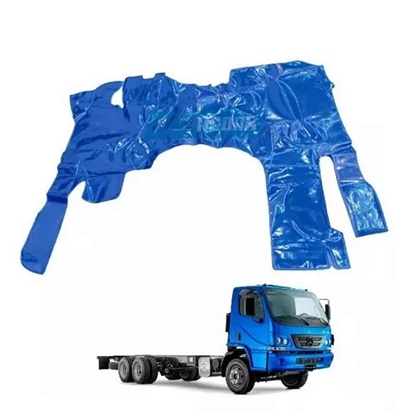 Tapete Vinil Azul Caminhão Mercedes Accelo