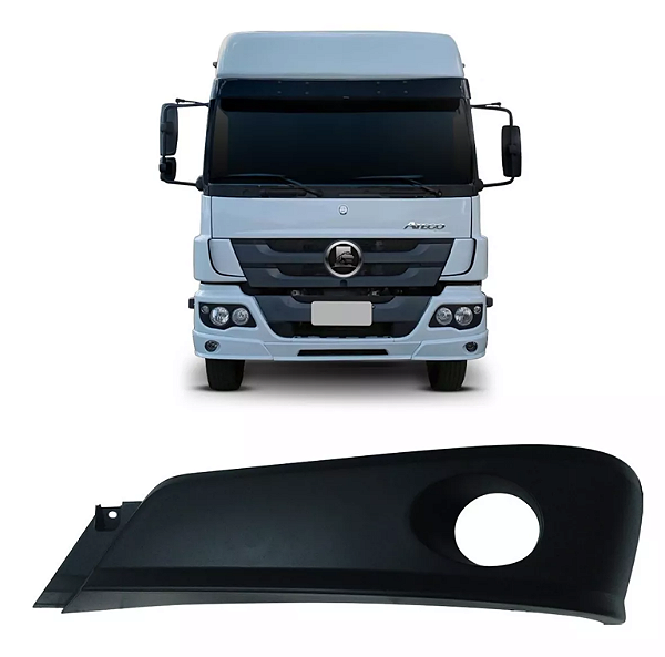 Spoiler Lado Esquerdo - MB Atego 12/... - BL Fibras M30069.2