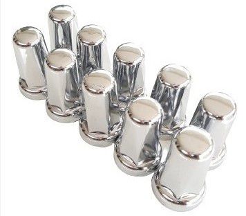 Kit 10 Capas de Porca Belga Cromada 27MM - BF