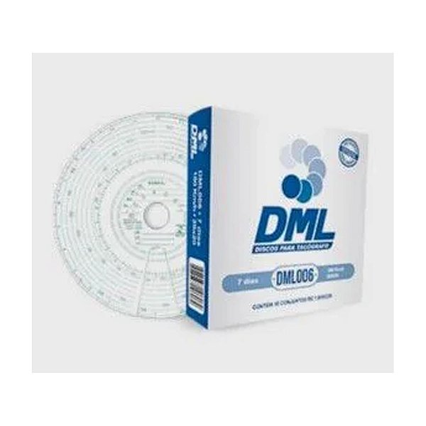 Disco Tacógrafo Semanal 180KM - DML