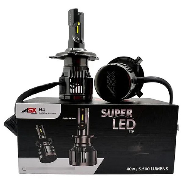 Lâmpada H4 Super LED 40W 12/24v 5500 Lummens (PAR) - ASX