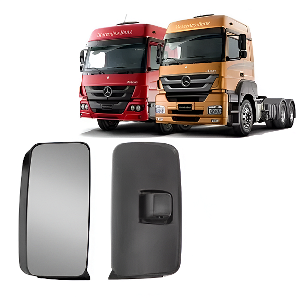 Espelho Retrovisor Lado Direito - MB ATEGO/AXOR 07/13 - Fabbof - ER1112