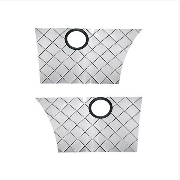 Polaina Lateral Cromada Com Furo - MB 1113/1114 - Ciulla - 1023