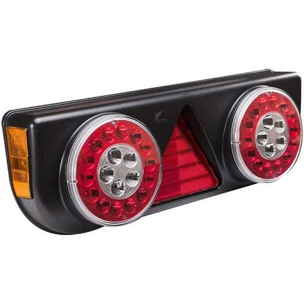 Lanterna Traseira Braspoint III LED 24V Lado Esquerdo Com Lanterna Lateral - ASPOCK - 0844700