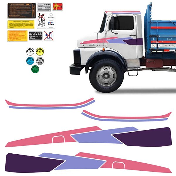 Faixa Decorativa Lateral/Teto Lilás/Rosa - MB 1113/1114 - Sportinox - ADS2361