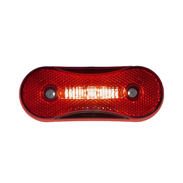 Lanterna Lateral Sidelight Led 24V Vermelha - Aspock - 2221900