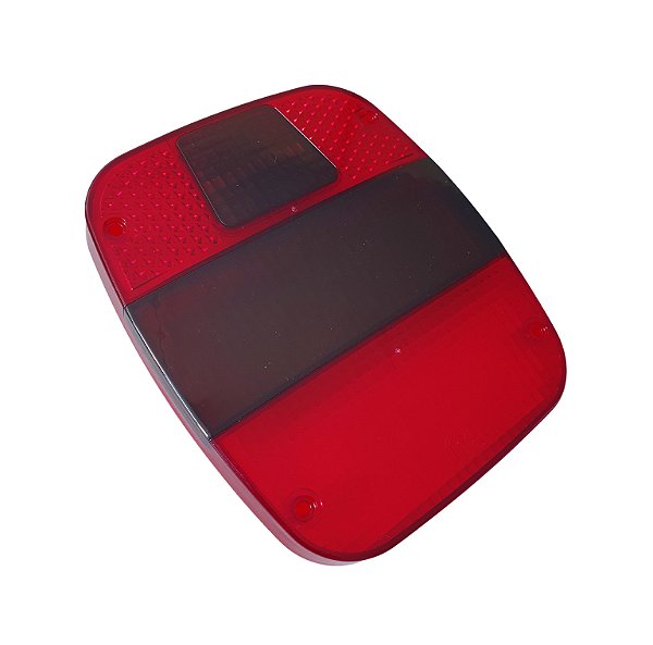 Lente Lanterna Traseira Marmitão Lado Direito / Lado Esquerdo - Fumê - VW - H37371
