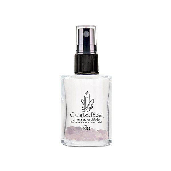 Quartzo Rosa - Flor de Cerejeira - Mini Spray Ambiental - 10 ml