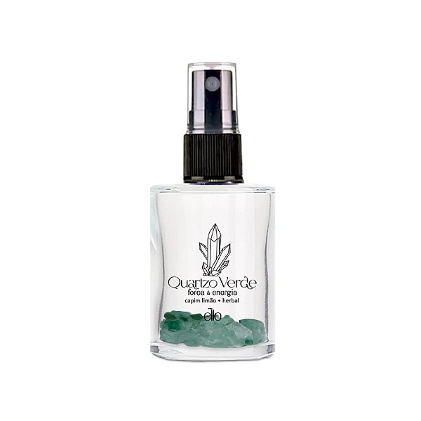 Quartzo Verde - Capim Limão - Mini Spray Ambiental - 10 ml