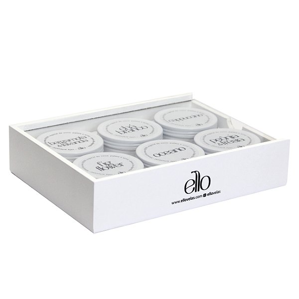 kit 6 Velas 90g + Caixa