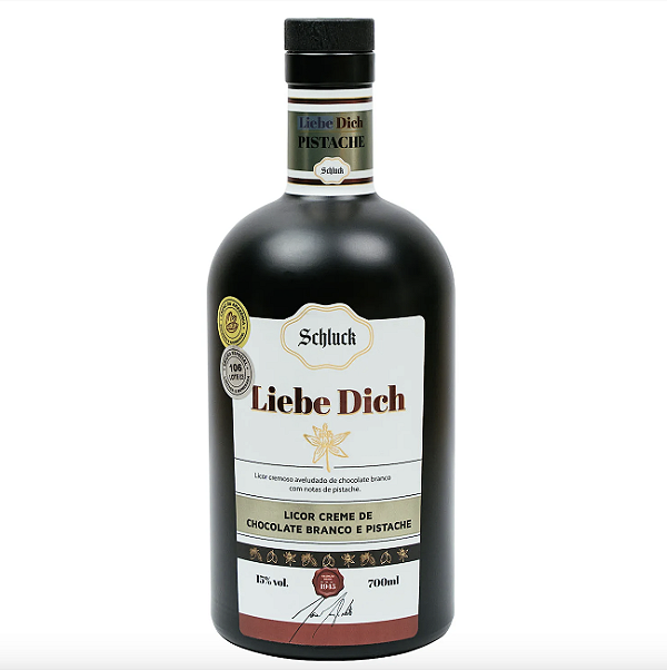 Licor de Creme de Chocolate Branco e Pistache Schluck