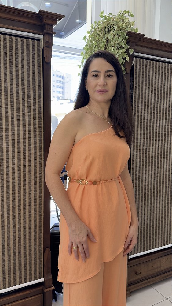 Conjunto Blusa e Calça Pantalona