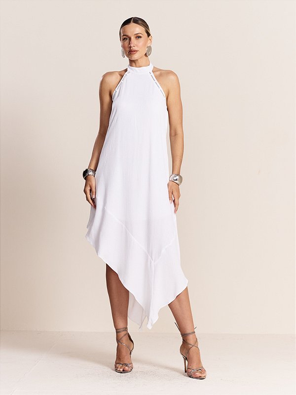 Vestido Frente Única Assimétrico
