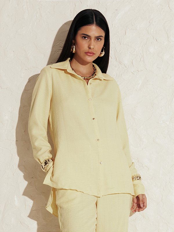 Camisa Comfort Alongada