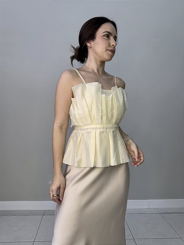 Blusa Regata Babados