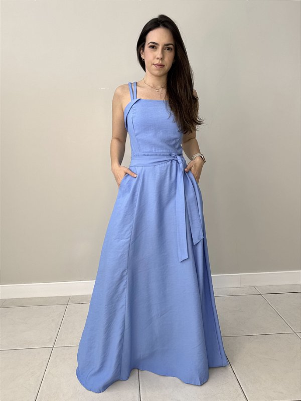 Vestido Longo em Viscose
