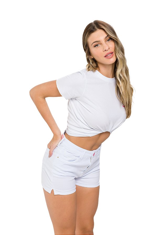 Shorts Comfort Trich - Branco