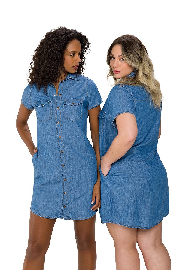 Vestido Chemise Jeans Trich