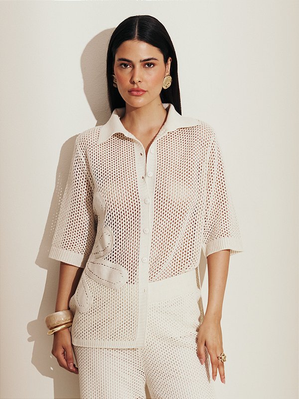 Camisa em Tricot