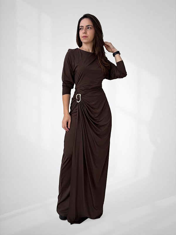 Vestido Longo Poliamida