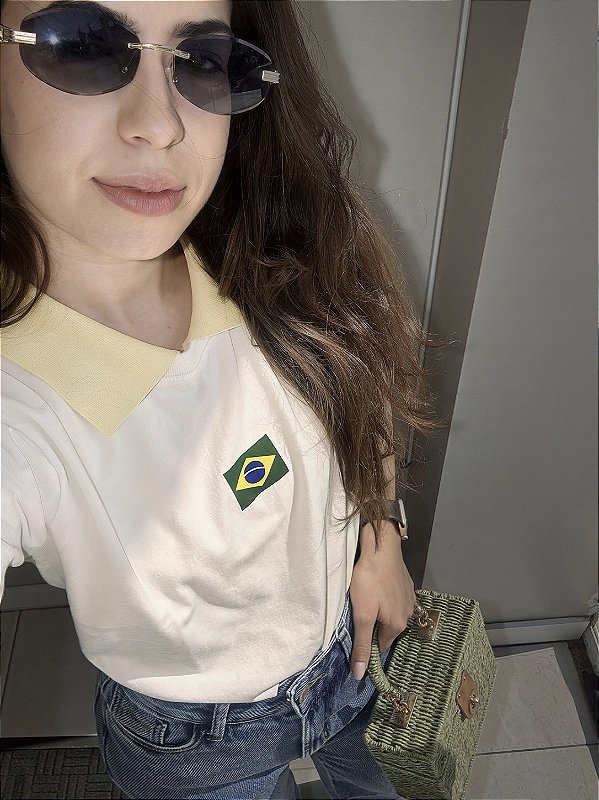 T-shirt Bandeira Brasil