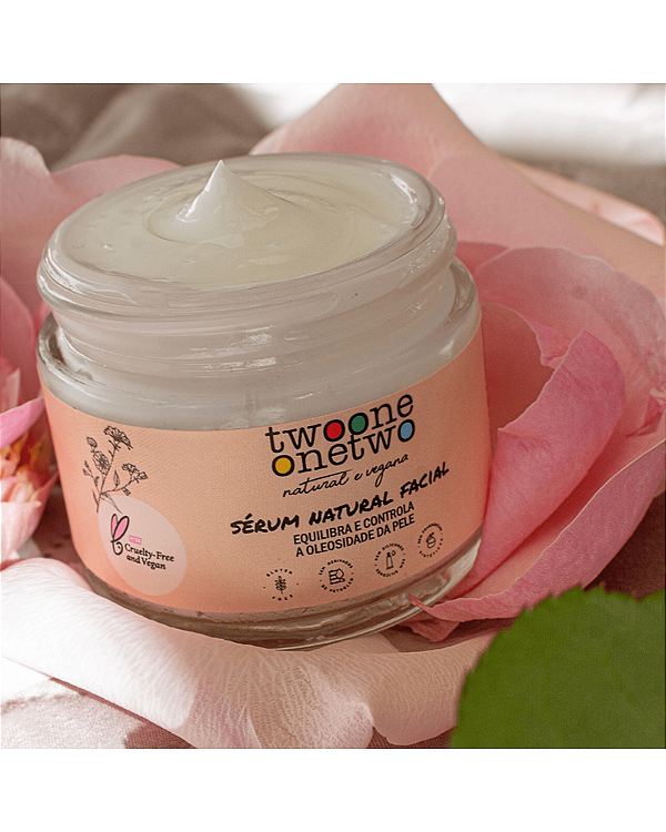 Sérum Facial Peles Oleosas Chicória e Rose Hips 60g Twoone Onetwo Natural Vegana