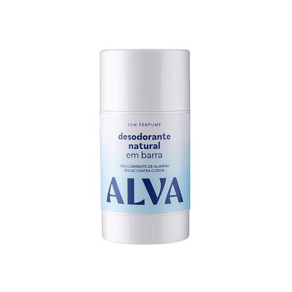 Desodorante Natural Twist Stick Sem Perfume 55g Alva
